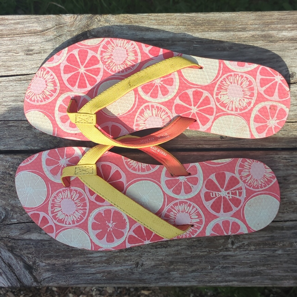 LL Bean Women's Size 7/8 Flip Flops